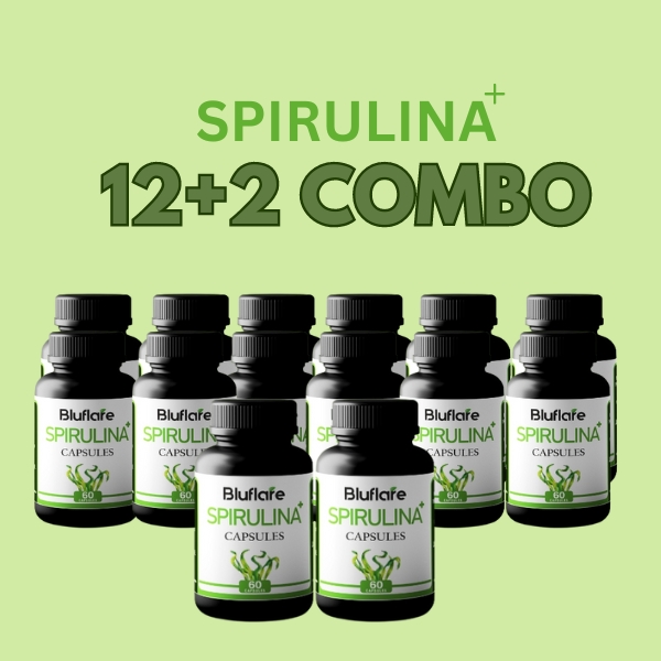 SPIRULINA+ CAPSULES COMBO (12+2)