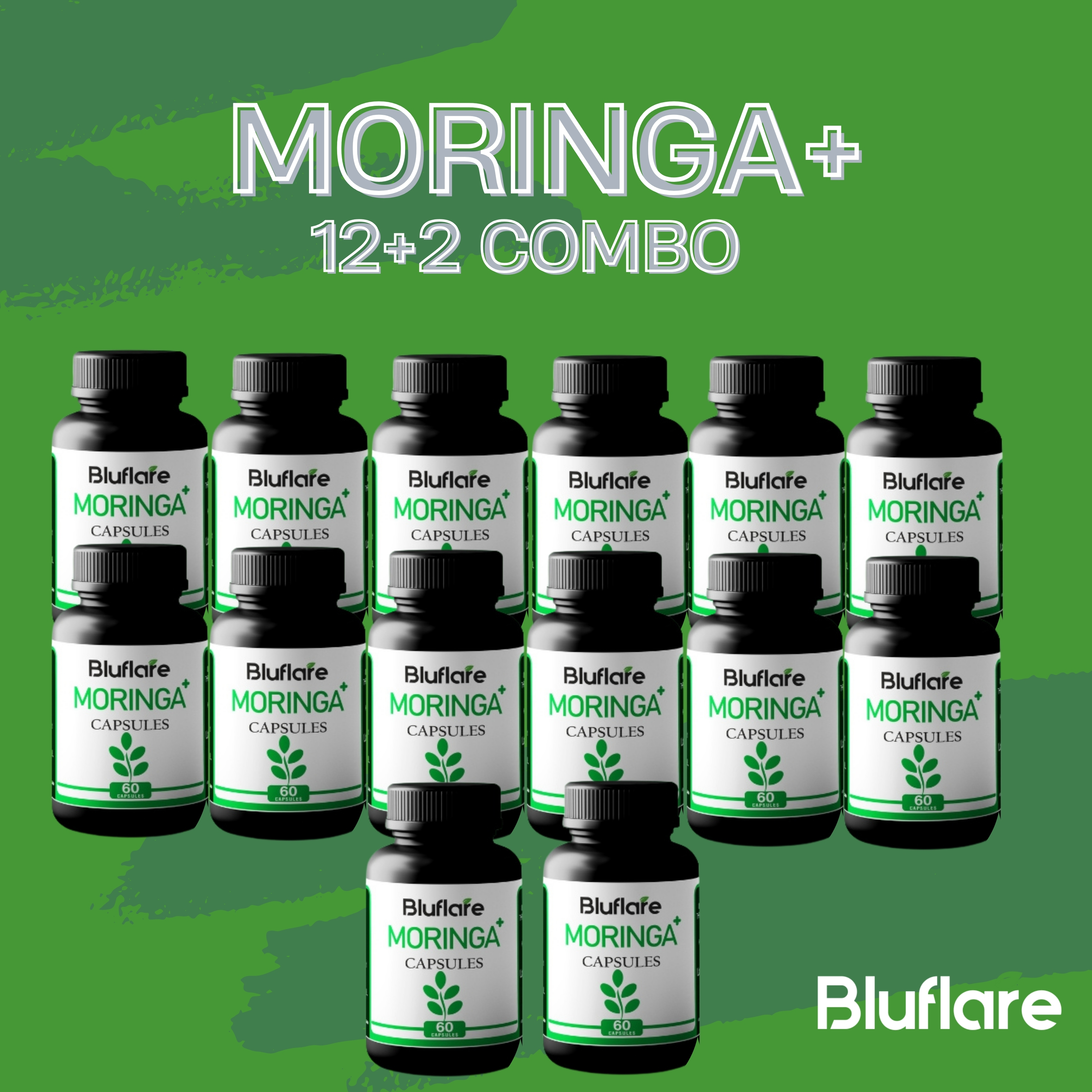 MORINGA+ CAPSULES COMBO (12+2)
