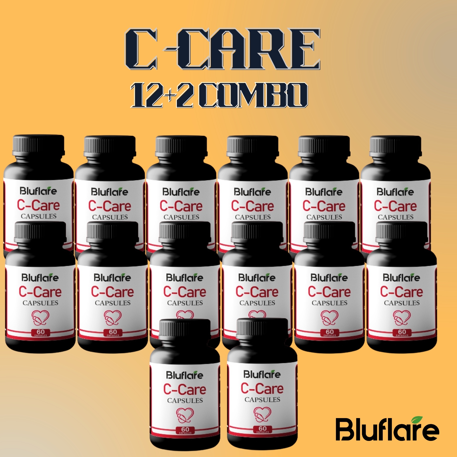 C-CARE CAPSULES COMBO (12+2)