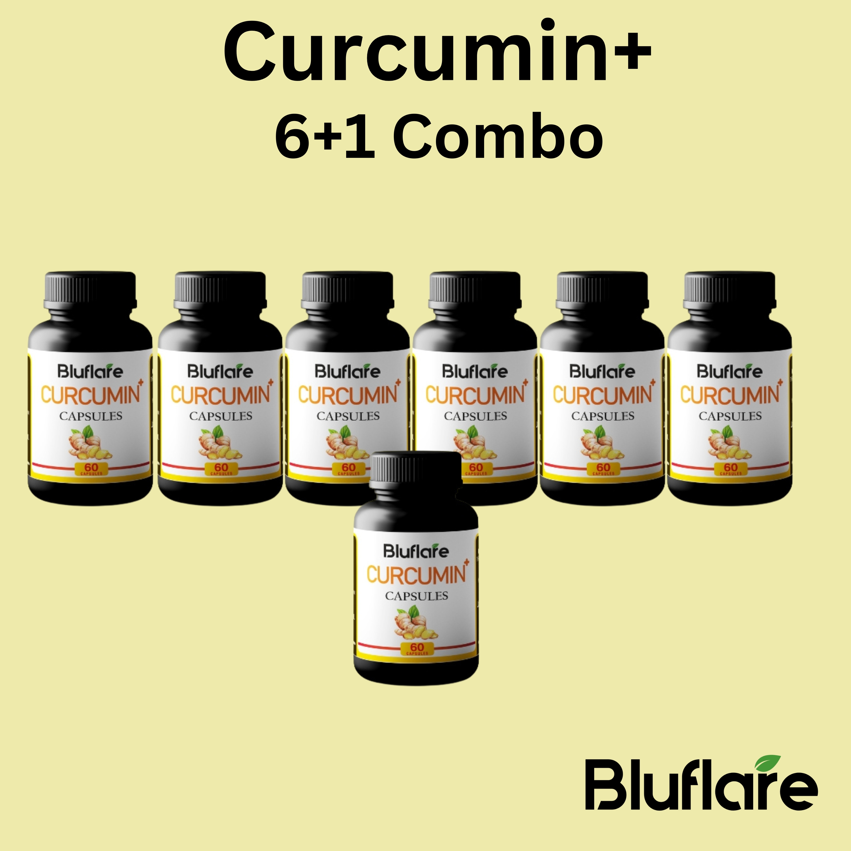 CURCUMIN+ CAPSULES COMBO (6+1)