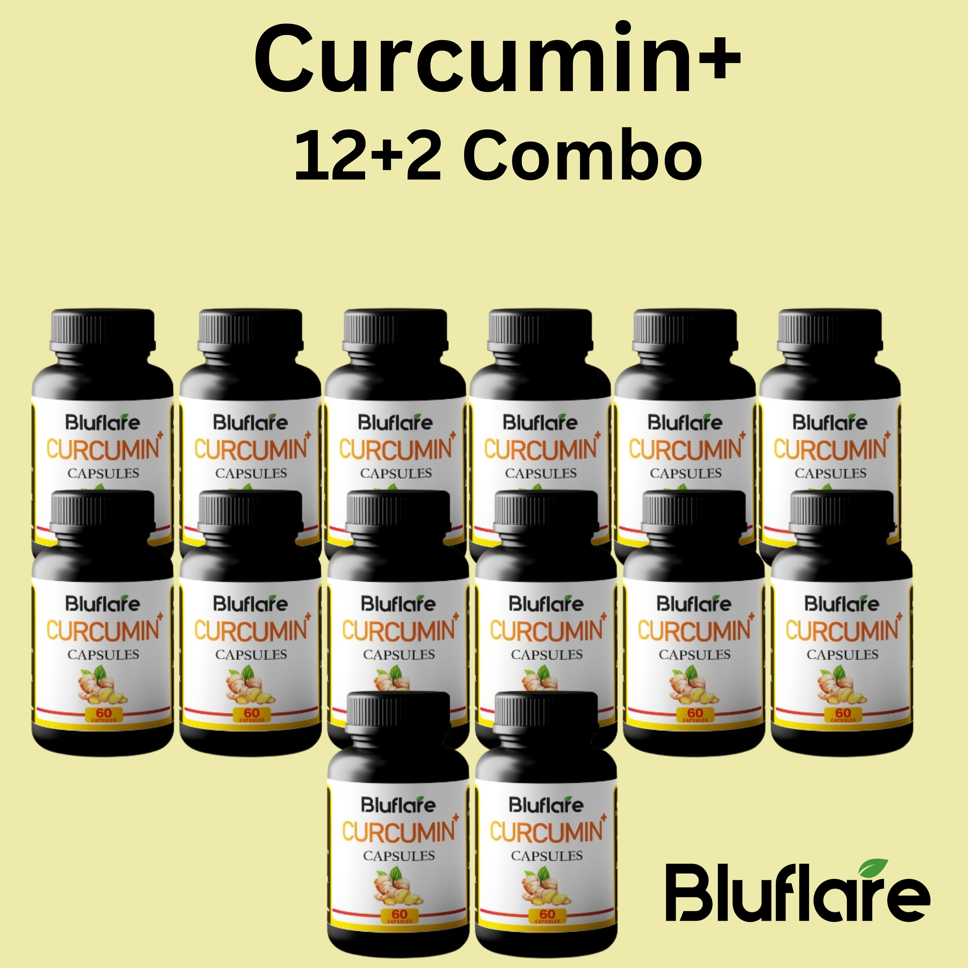CURCUMIN+ CAPSULES COMBO (12+2)