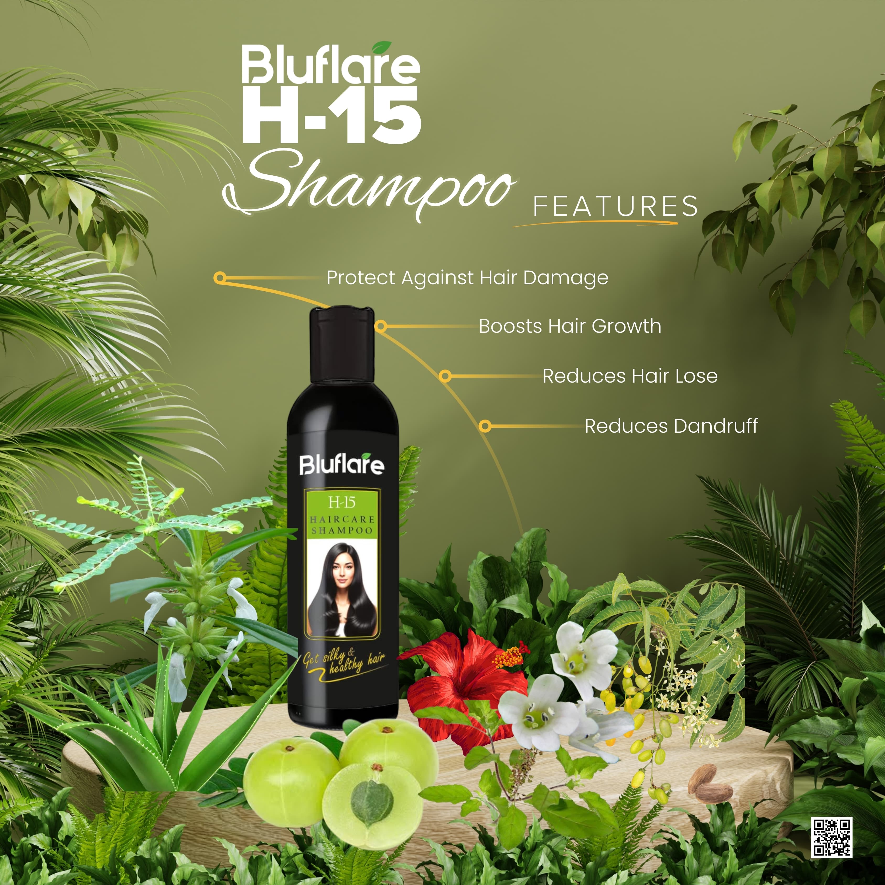 H-15 HAIR CARE SHAMPOO 200ML