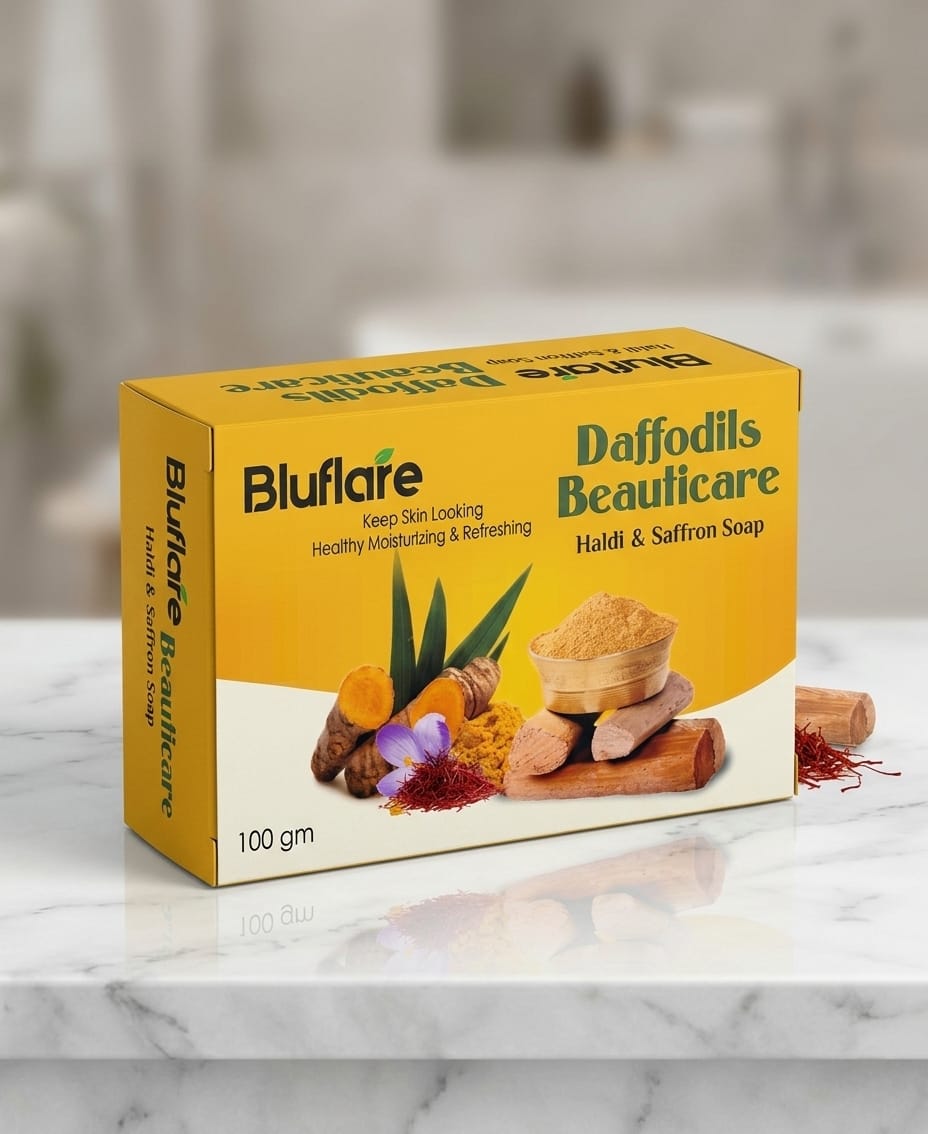 DAFFODILS BEAUTICARE HALDI & SAFFRON SOAP (10 NOS )