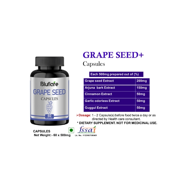 GRAPE SEED CAPSULES 60N
