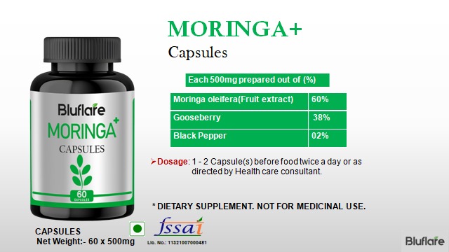 MORINGA+ CAPSULES 60N